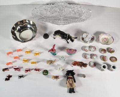 LOT 97D: Variety of Vintage Animal & Dish Miniatures from Germany, Japan and More