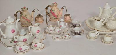 LOT 103G: Miniature Tea Sets and More