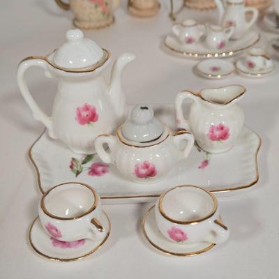 LOT 103G: Miniature Tea Sets and More