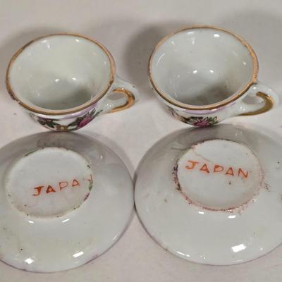 LOT 103G: Miniature Tea Sets and More