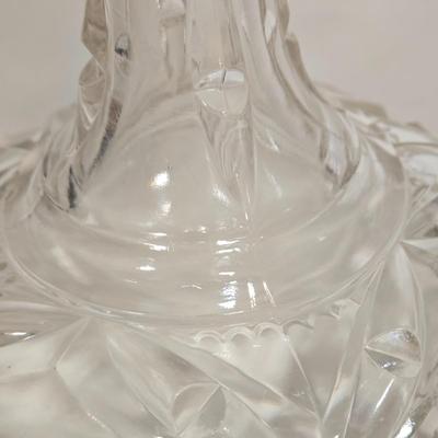 LOT 106G: Three Cake Pedestal Plates