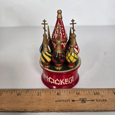 LOT 108G: Multiple Russian Christmas Ornaments and More
