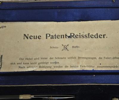 LOT 110G: Antique Drafting Tool Set and Pocket Arithmometer