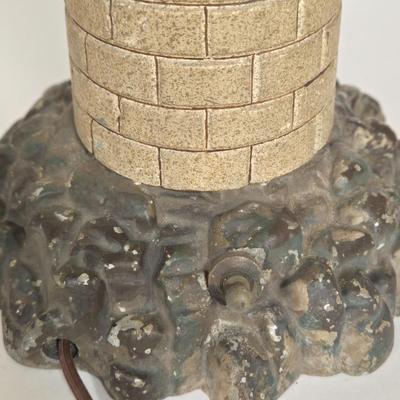 LOT 112F: Vintage Metal Lighthouse Lamp