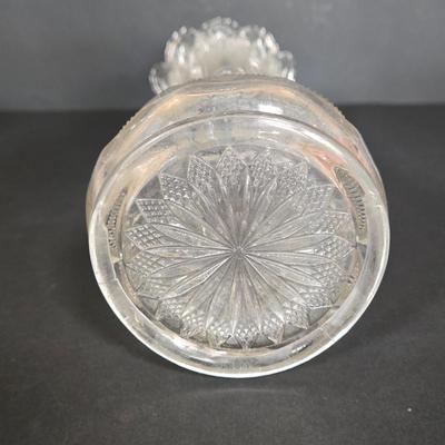 LOT 114F: Orrefors Vase, EAPG Celery Vase, Oneida Southern Garden Bud Vase, and More