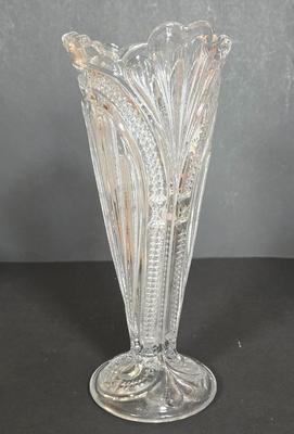 LOT 114F: Orrefors Vase, EAPG Celery Vase, Oneida Southern Garden Bud Vase, and More