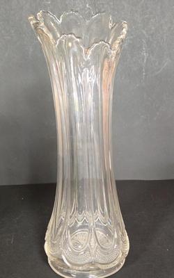 LOT 114F: Orrefors Vase, EAPG Celery Vase, Oneida Southern Garden Bud Vase, and More