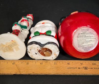 LOT 115F: Various Vintage Thanksgiving and Christmas Candles
