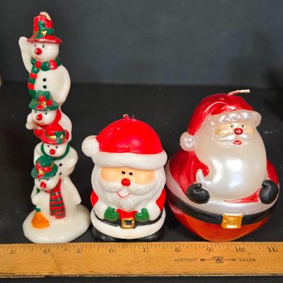 LOT 115F: Various Vintage Thanksgiving and Christmas Candles
