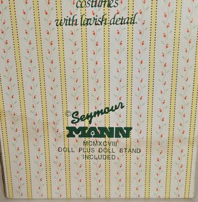 LOT 119G:NIB Seymour Mann Doll, Gund Valentines Bear, and Saks Fifth Avenue Lunch Box