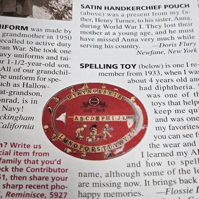 LOT 120G: Vintage Richmond Letters and Numbers Spelling Board, Dell Comic Book, Mother Hen Target Game, and More