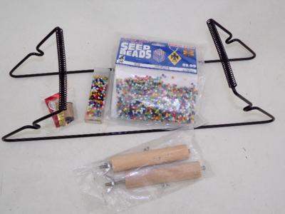 Classic Bead & Weaving Metal Loom for craft work.for ages 8 & up.