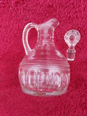 A VTG group of glassware items, a sm vase, 2 bowls, a vinaigrette.