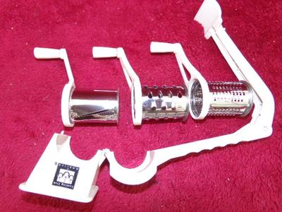 VTG c.50s hand held & operated shredder/slicer device.
