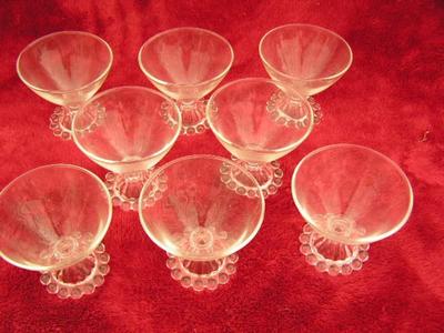 20 (twenty) vintage Anchor Hocking mid-century “Boopie” champaign