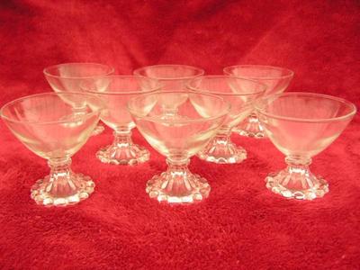 20 (twenty) vintage Anchor Hocking mid-century “Boopie” champaign