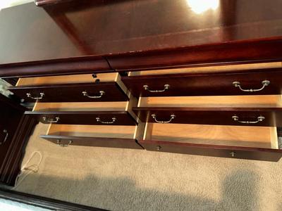 MARSEILLE COLLECTION 8 DRAWER DRESSER W/ LANDSCAPE MIRROR