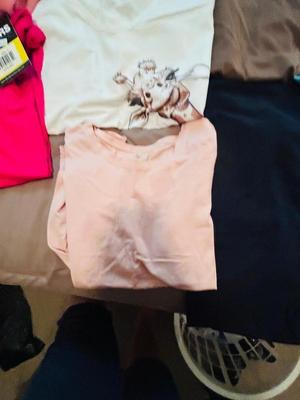 NORTH FACE HOODED SWEATSHIRT ALONG WITH NEW AND LIGHTLY WORN WOMENS CLOTHING