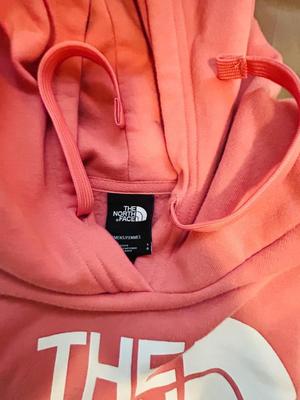 NORTH FACE HOODED SWEATSHIRT ALONG WITH NEW AND LIGHTLY WORN WOMENS CLOTHING