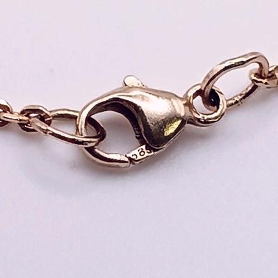 LOT 8: Cultured Fresh Water Pearl and 585 Gold Necklace 16.58gtw