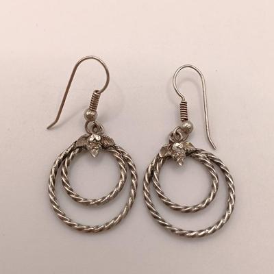 LOT 121: Set of (4) Sterling 925 Silver Earrings 20.3gtw