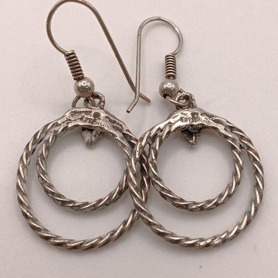 LOT 121: Set of (4) Sterling 925 Silver Earrings 20.3gtw