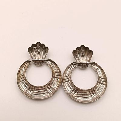 LOT 123: Sterling 925 Silver Earrings 8.7g