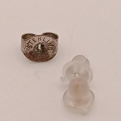 LOT 123: Sterling 925 Silver Earrings 8.7g