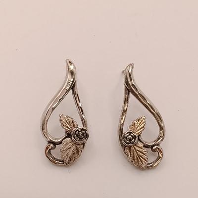 LOT 123: Sterling 925 Silver Earrings 8.7g