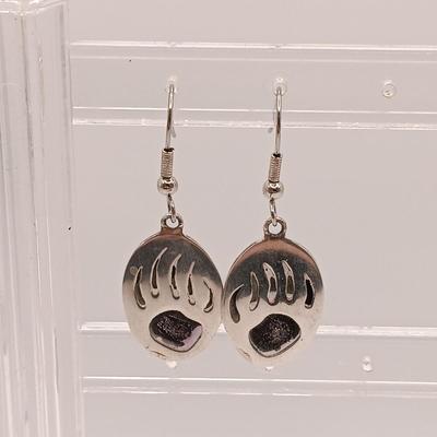 LOT 125: Sterling 925 Silver Native American Earrings 15.2gtw