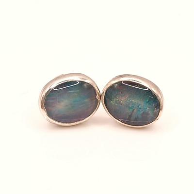 LOT 129: Sterling 925 Silver and Gemstone Earrings 11.1gtw