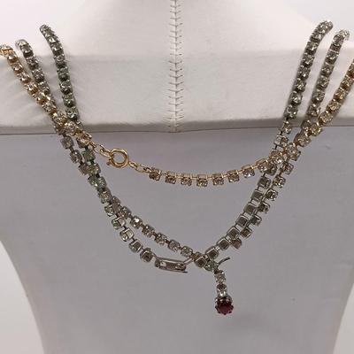LOT 130: Vintage Rhinestone Jewelry Collection
