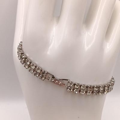 LOT 130: Vintage Rhinestone Jewelry Collection