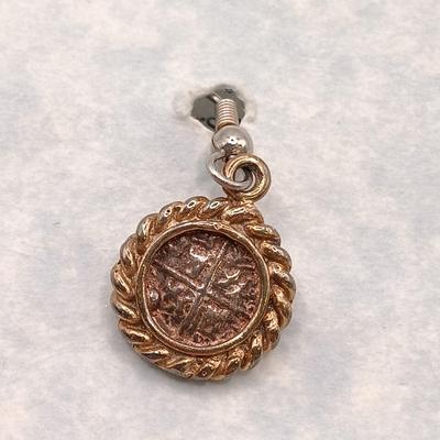 LOT 131: Treasure Salvors Inc. Silver Ingot Recovered from the Nuestra Senora de Atocha in Earrings with COA