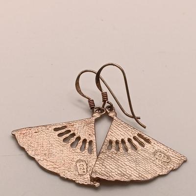 LOT 133: Sterling 925 Silver Earrings 17.5g
