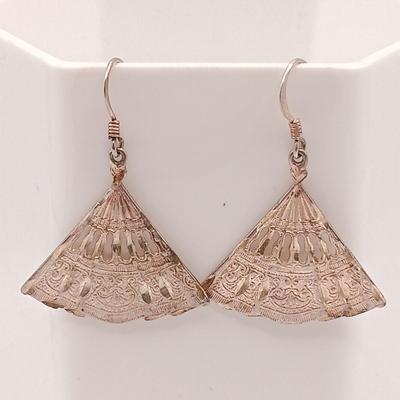 LOT 133: Sterling 925 Silver Earrings 17.5g