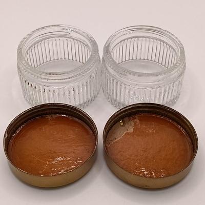 LOT 134: Antique Art Deco 1920s Cara Nome Langlois Compact, Glass Vanity Jars & More