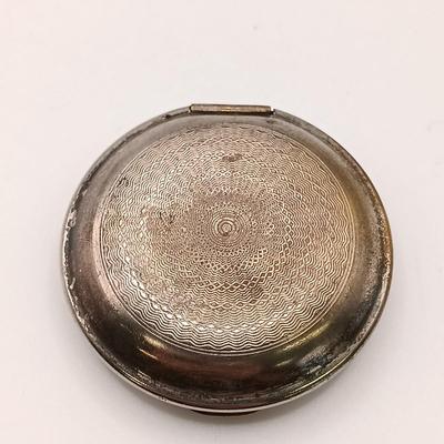 LOT 134: Antique Art Deco 1920s Cara Nome Langlois Compact, Glass Vanity Jars & More