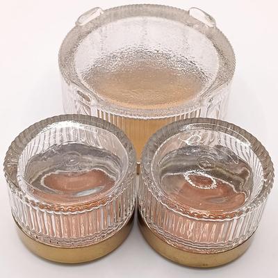LOT 134: Antique Art Deco 1920s Cara Nome Langlois Compact, Glass Vanity Jars & More