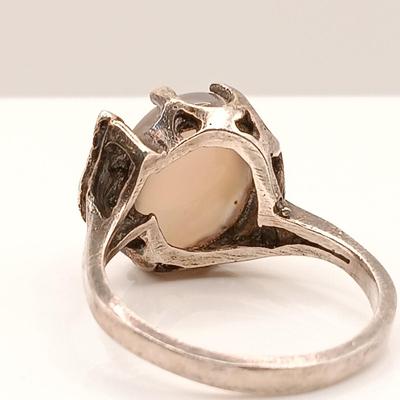 LOT 138: Set of (4) 925 Sterling Silver and Gemstone Rings 24.3gtw