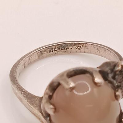 LOT 138: Set of (4) 925 Sterling Silver and Gemstone Rings 24.3gtw
