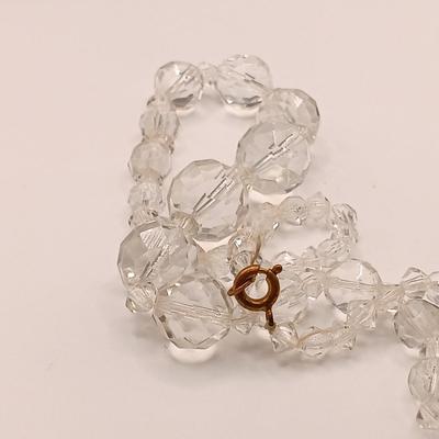 LOT 140: Set of (3) Crystal Necklaces and Earring Sets