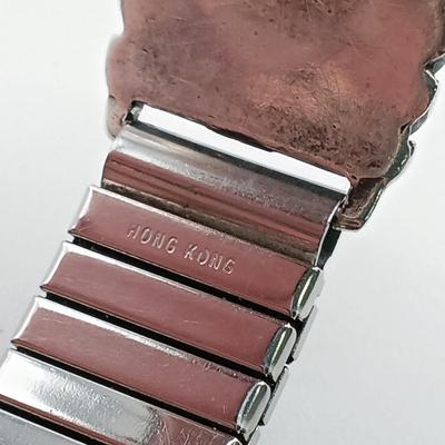 LOT 142: STC Sterling Navajo Skyway Trading Co. Native Wrist Watch 60gtw