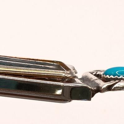 LOT 142: STC Sterling Navajo Skyway Trading Co. Native Wrist Watch 60gtw