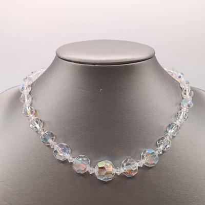 LOT 146: Set of (4) Aurora Borealis Bead Necklaces