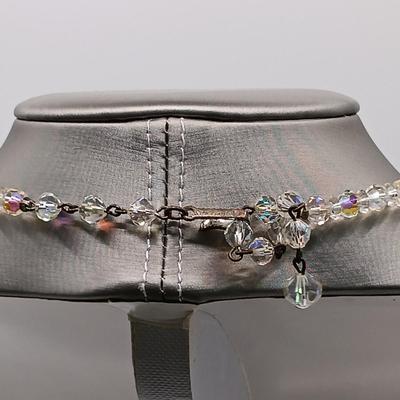 LOT 163: Set of (3) Vintage Aurora Borealis Bead Necklaces
