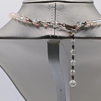 LOT 163: Set of (3) Vintage Aurora Borealis Bead Necklaces