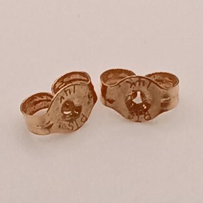 LOT 166: Vintage 14K Gold and Freshwater Pearl Earrings with Hematite and Citrine-Tone Earrings
