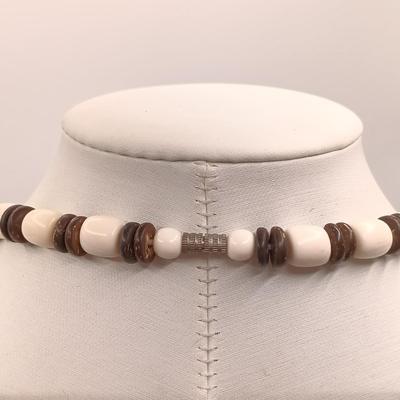 LOT 177: Silver-Tone and Art Glass Bead Bracelet, Glass Leaf Pendant Necklace & More