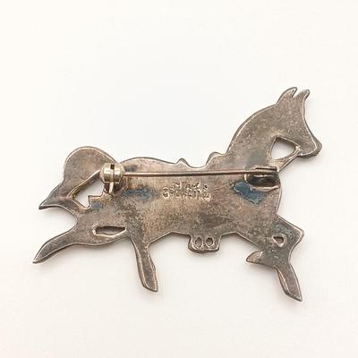 LOT 181: Siam Sterling Silver and Enamel Bracelet and Brooch